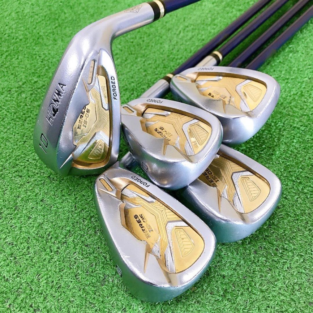 タ48★★★HONMA BERES IS-05 5本アイアンセット 3S 金本間