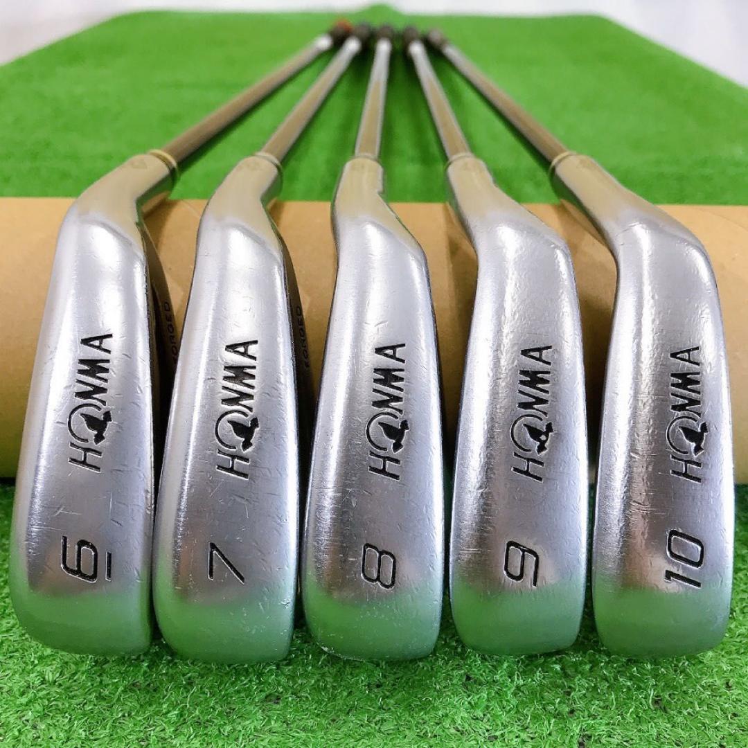 タ48★★★HONMA BERES IS-05 5本アイアンセット 3S 金本間