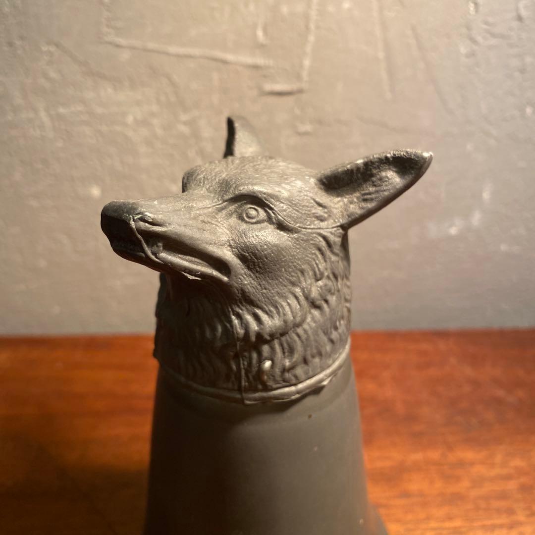 稀少 馬上杯 フォックヘッド インテリア オブジェ ヴィンテージ 置物