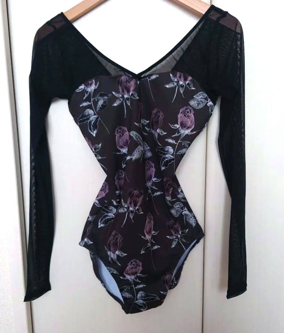 stinaレオタード Noire Rose espresso　サイズM