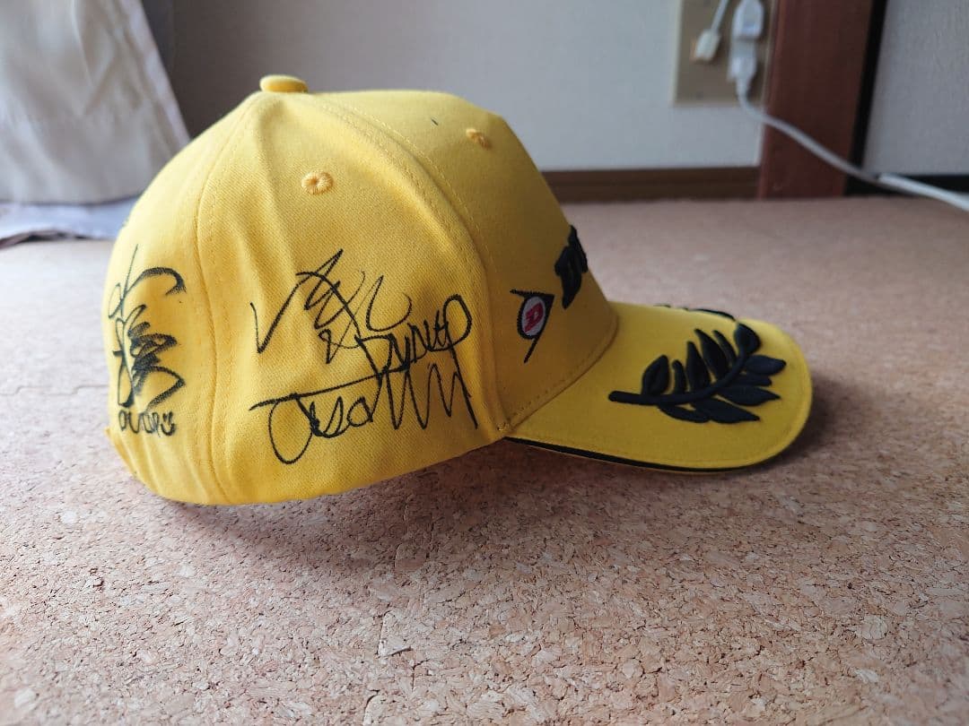 ダンロップ激レアソフトテニス全選手サイン入りキャップ新品未使用品