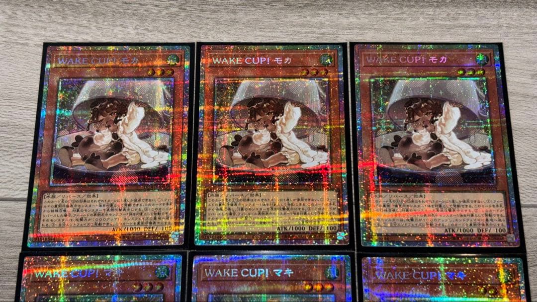 WAKE CUP！モカスリーブ（新品100枚）　モカ マキ アル プリシク各3枚