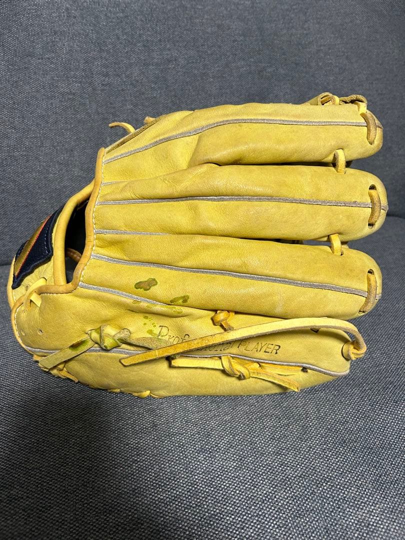 久保田スラッガー 少年用 左 軟式グローブ イエロー KSG-J4 中古 左投げ