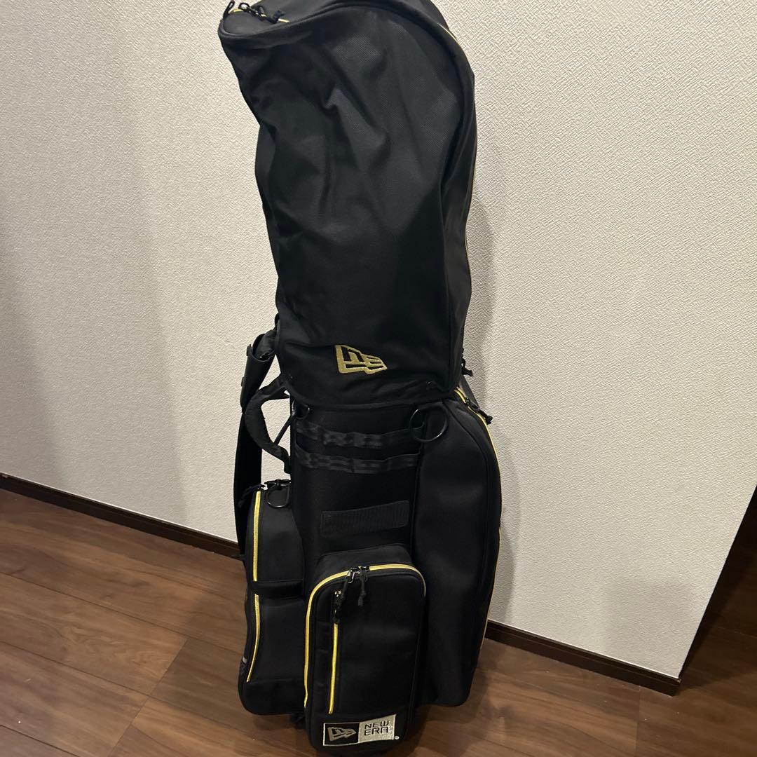 激レアNEW ERA ニューエラ キャディバッグ ブラックxゴールド