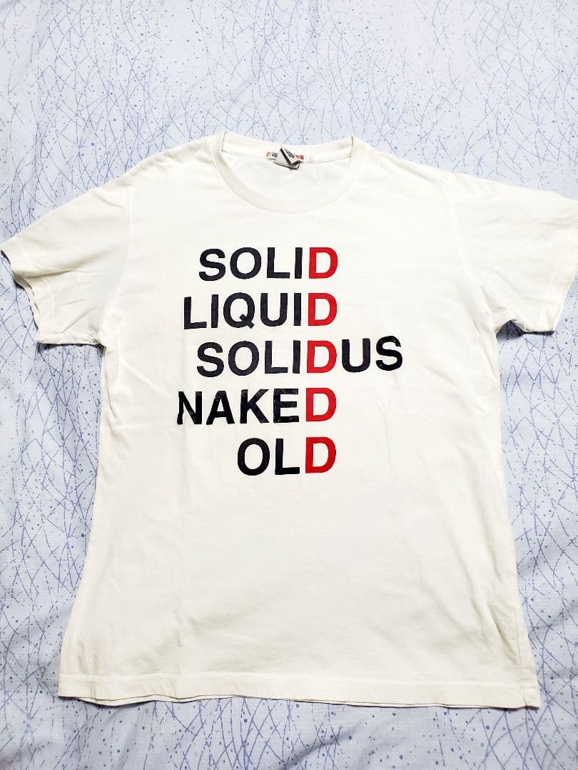 メタルギアソリッド　UT　ユニクロコラボ　Tシャツ (L)　白　MGS4