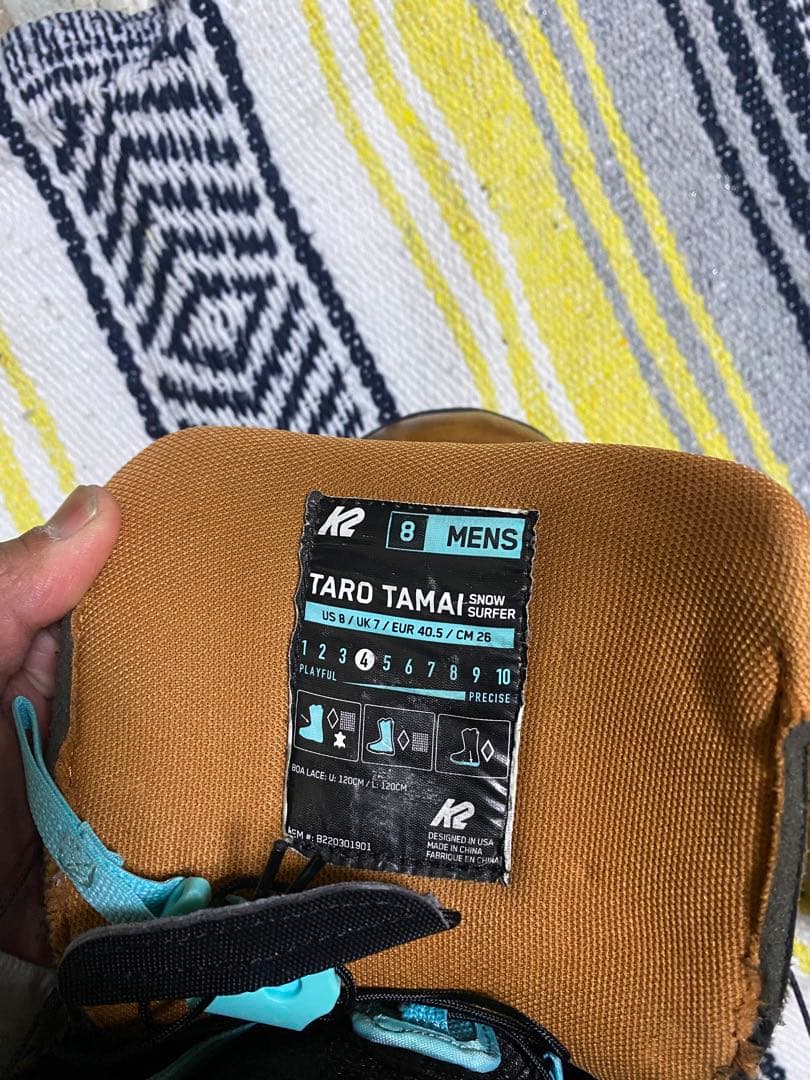 K2 スノーボードブーツ TARO TAMAI SURFER