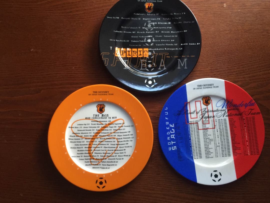 サッカー⭐︎ワールドカップ記念プレート  6枚