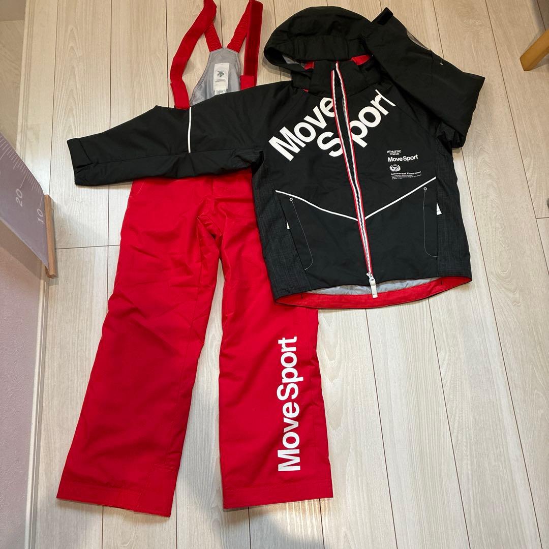 美品DESCENTE MoveSport スキーウェア上下セット デサント