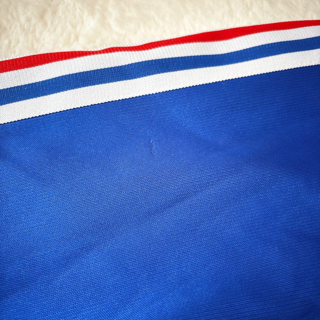 80s アディダス ヴィンテージ セットアップ ジャージ ブルー トリコロール