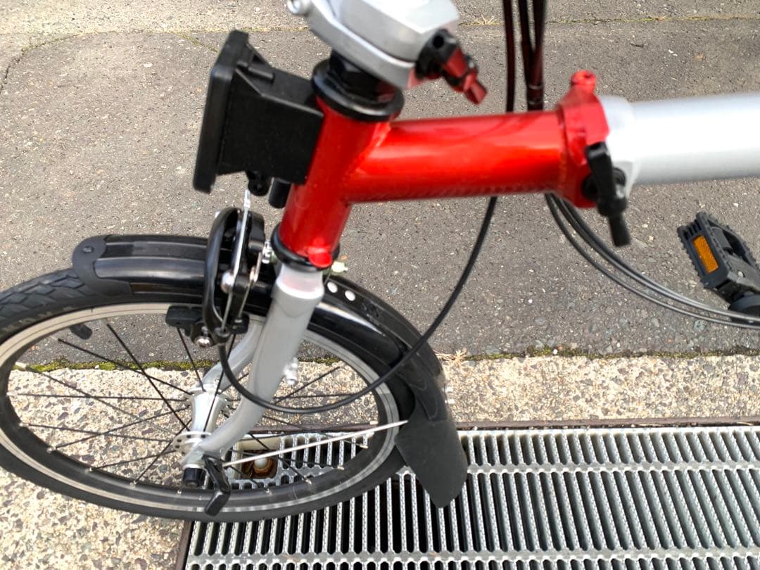 【美品】未使用品 即乘 折り畳み転車 EIGHT ミニベロSRF3 内3速 16