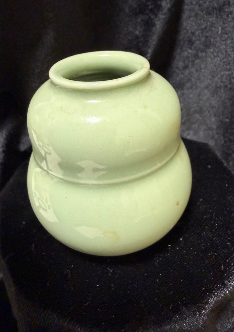 骨董品 李朝陶器アンティーク径2.5cm×高さ5cm整理品現状品のみ