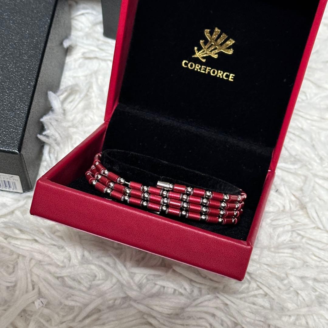 美品 正規品 コアフォースループ カーディナルレッド サス７０cm