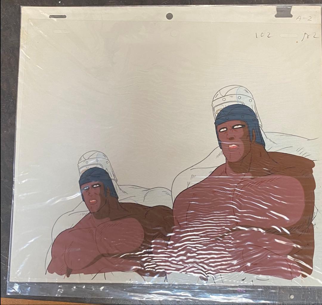 実使用品】北斗の拳　セル画　指示画　4枚セット　昭和　アニメ