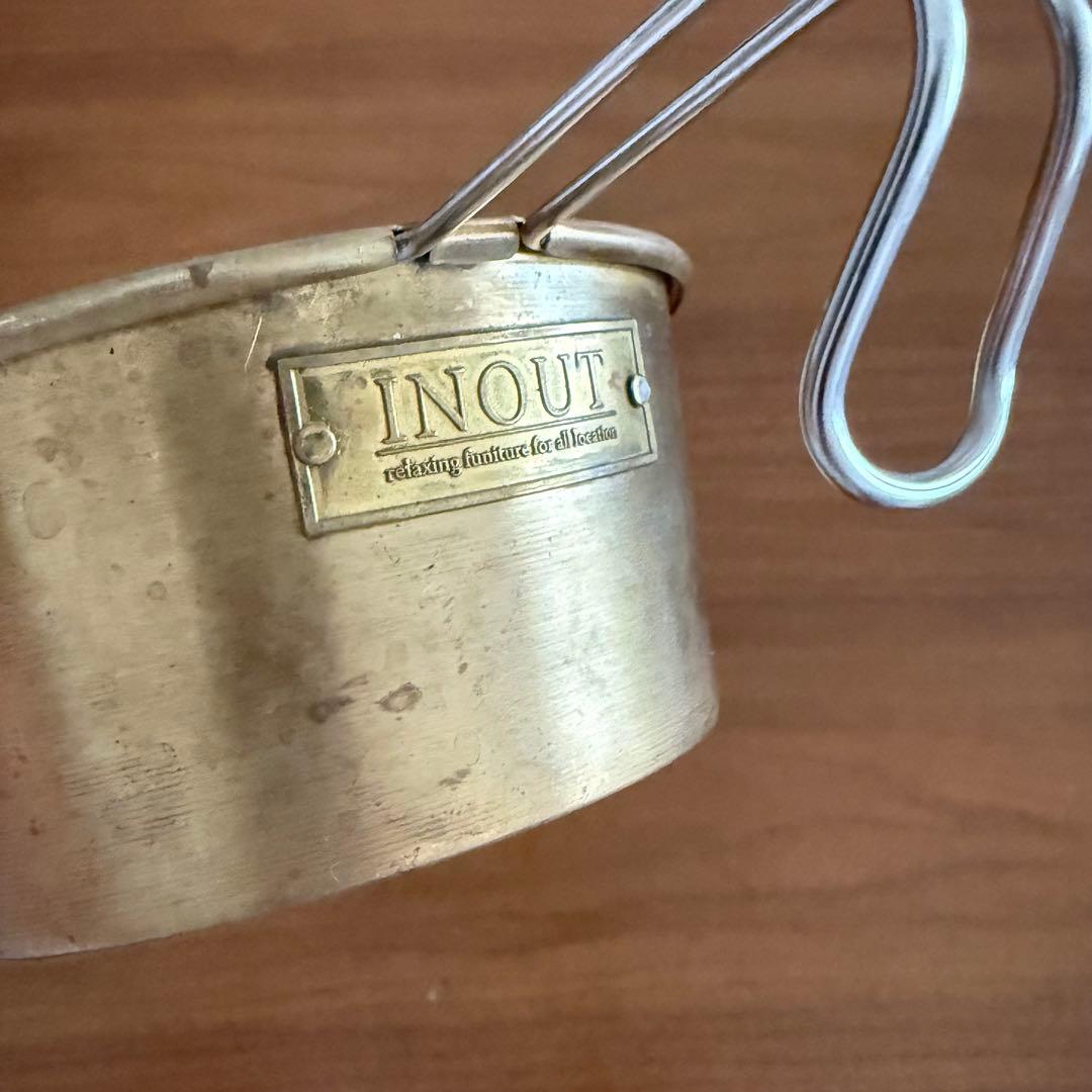 INOUT シェラカップ ステンレス 真鍮 ディッシュ シェラカップ セット