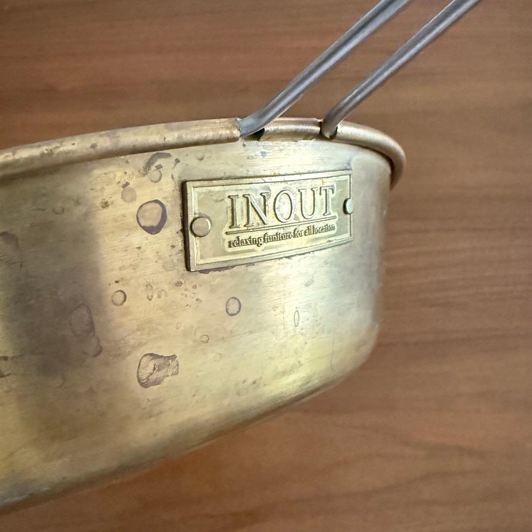 INOUT シェラカップ ステンレス 真鍮 ディッシュ シェラカップ セット