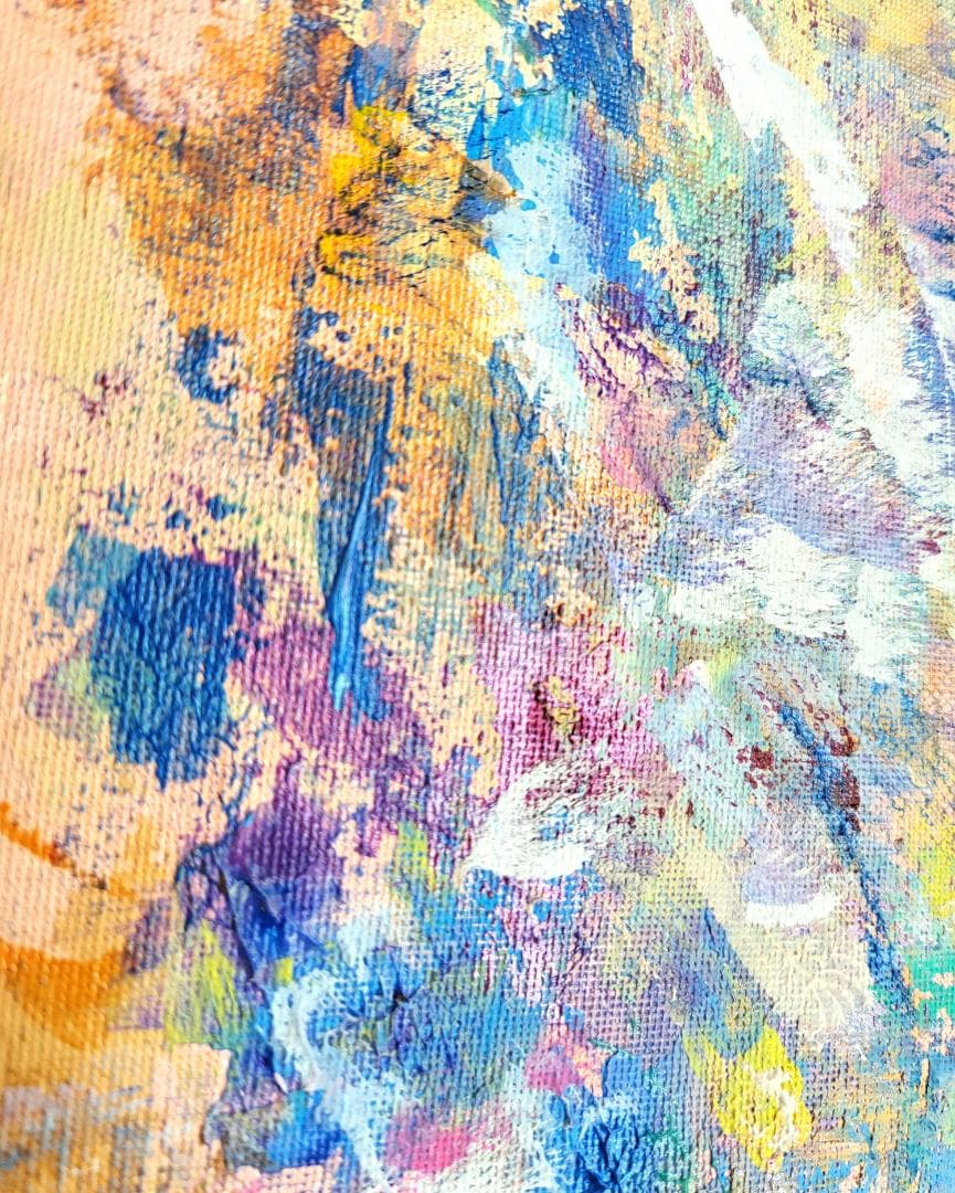 香水 / 抽象画 77×56㎝ B2 額縁セット 原画1点のみ モダンアート