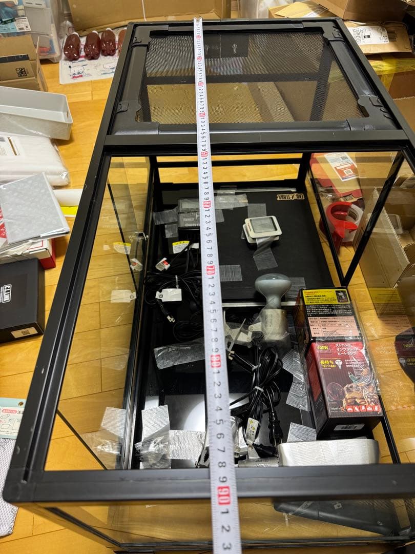 Z*X様 パンテオンブラック9045爬虫類飼育ケージセット