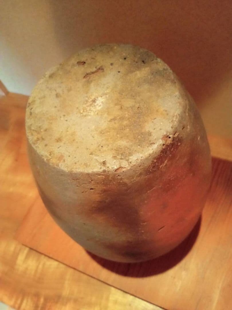 【真作 桃山期名品】「古備前三耳種壷」 桃山時代 　鑑定委員会鑑定書付