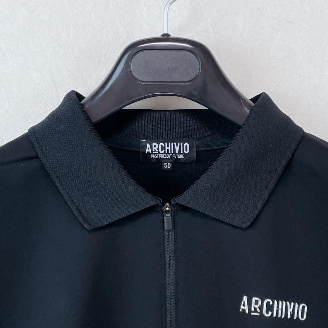 【新品未使用 アルチビオ】メンズ 機能素材コンパクト裏毛ポロ50号