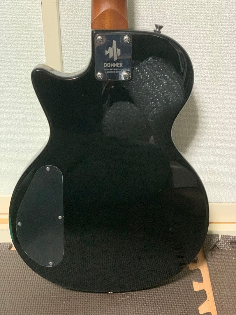 Donner エレキギター レスポール タイプ DL-124 黒 美品 2