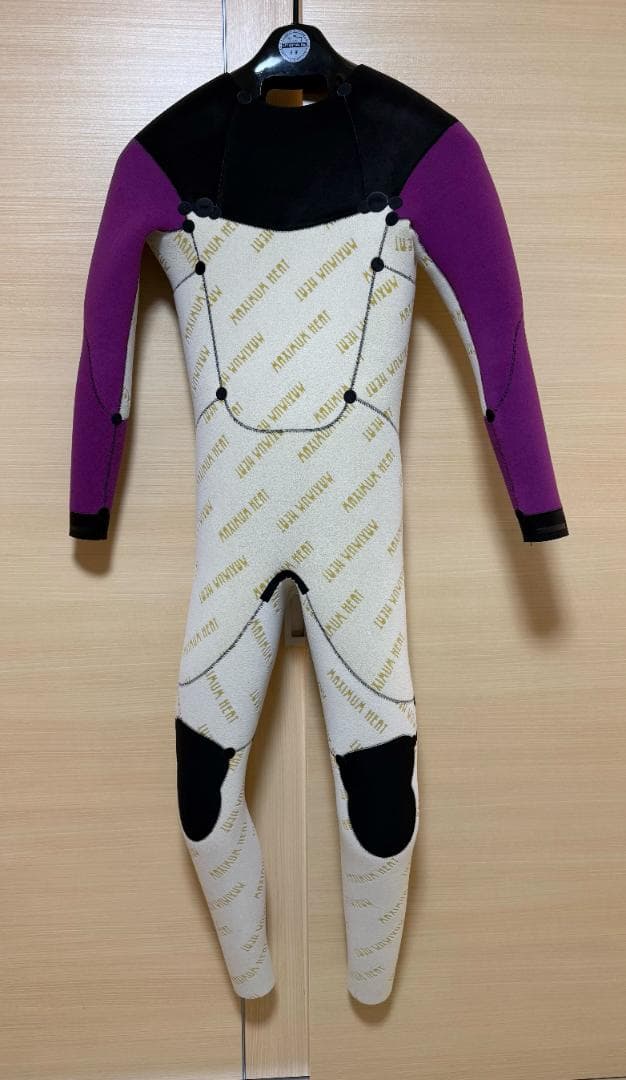 FELLOW セミドライ チェストジップ 5/3mm 裏起毛 XXL フェロー