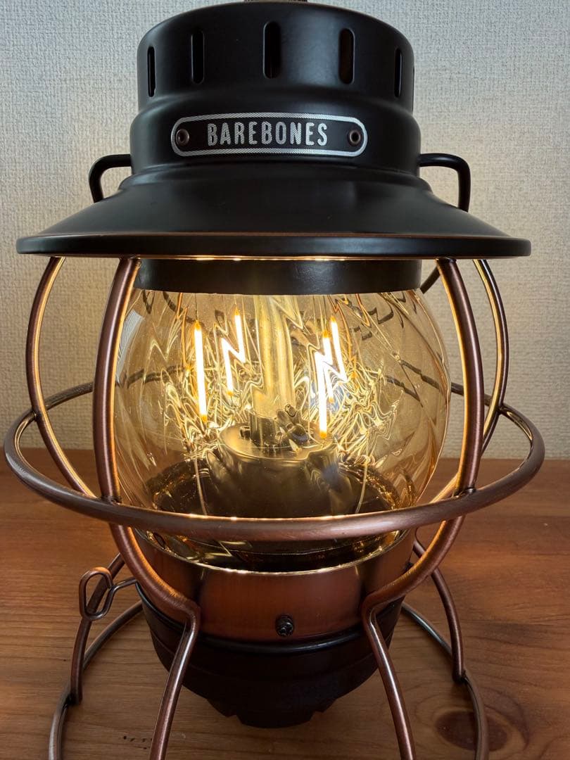 BAREBONES ベアボーンズ　レイルロード ランタン LED　ブロンズ