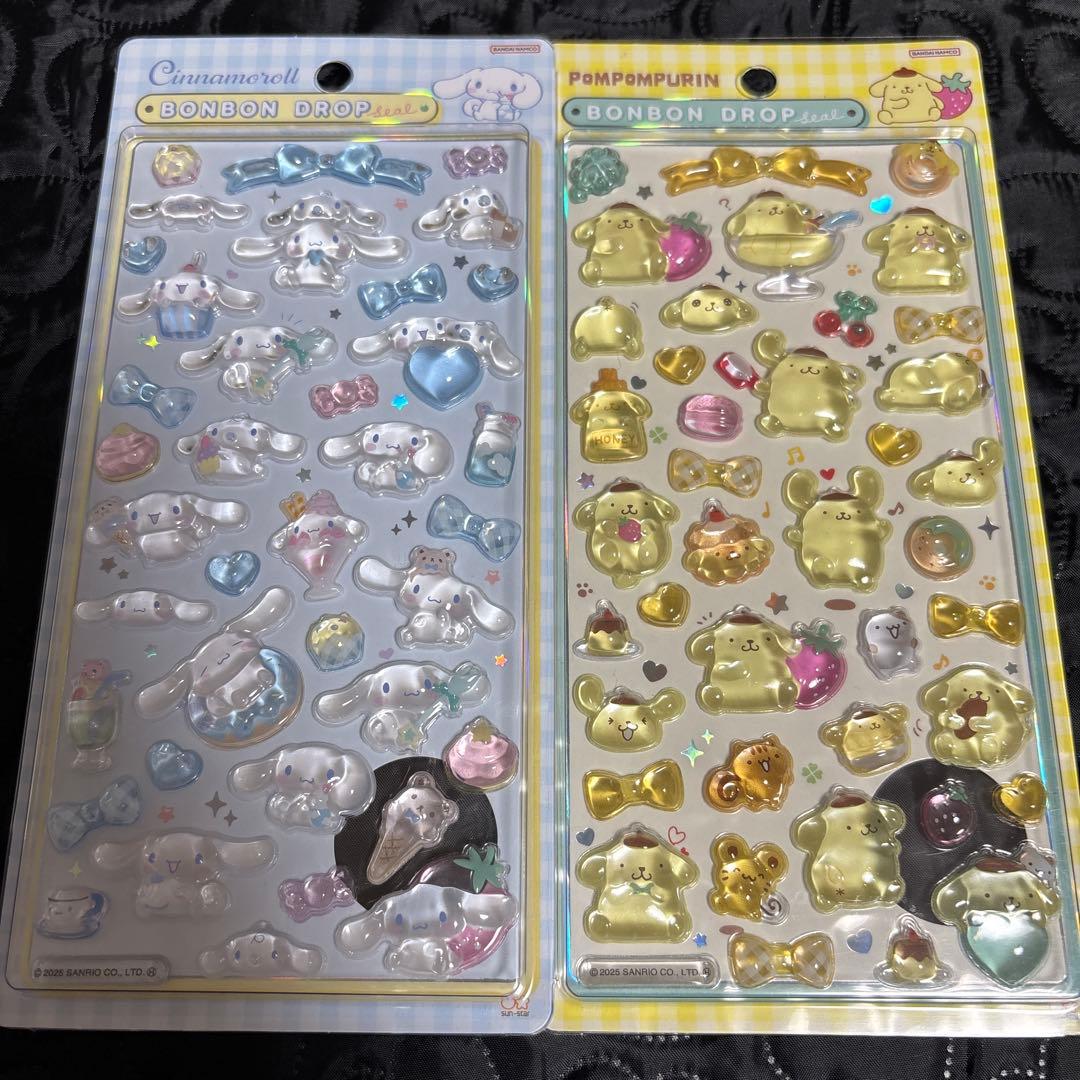 正規品　サンリオ　ボンボンドロップシール　第二弾　8種