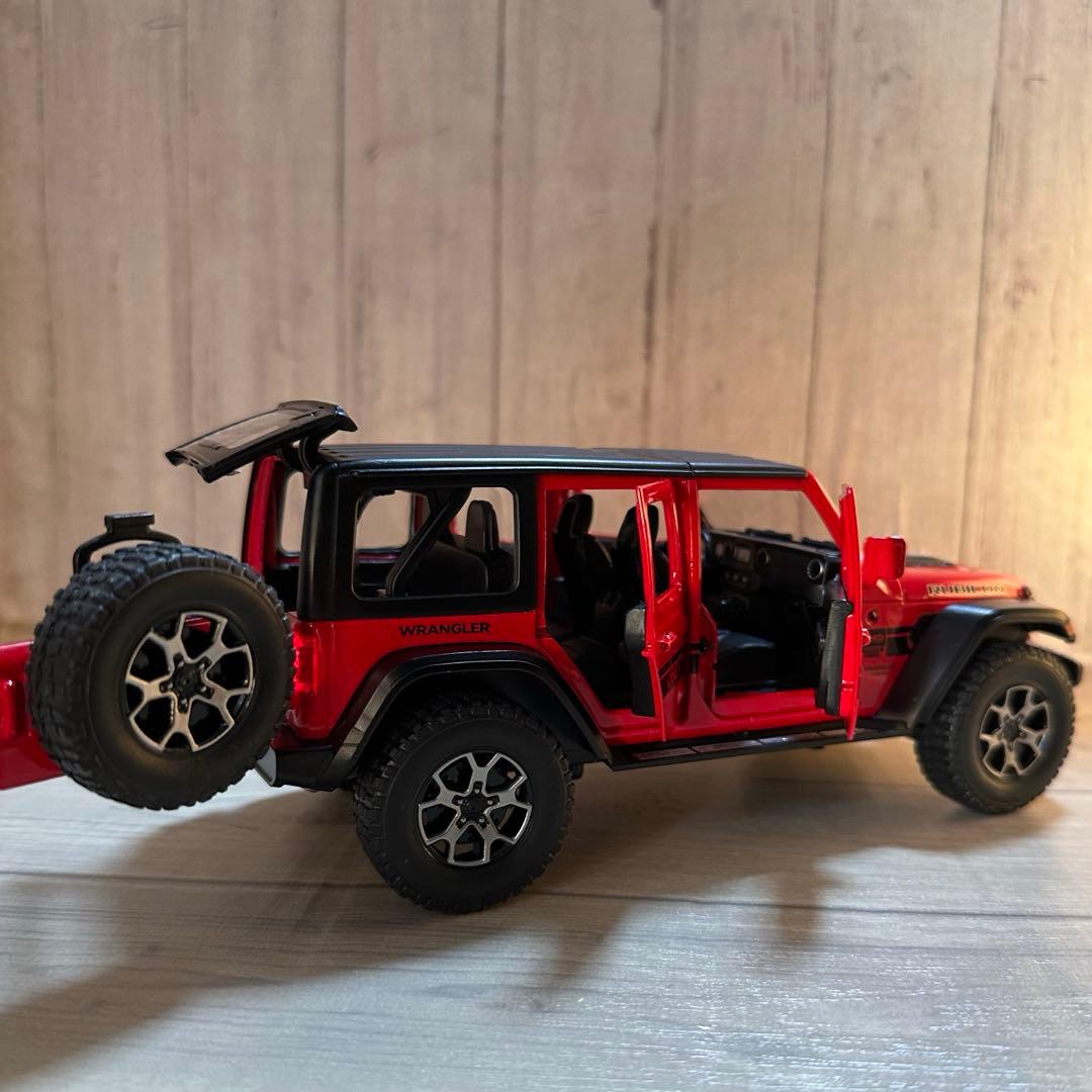 クライスラー　ジープ　ラングラー Jeep Wrangler 1/22 レッド