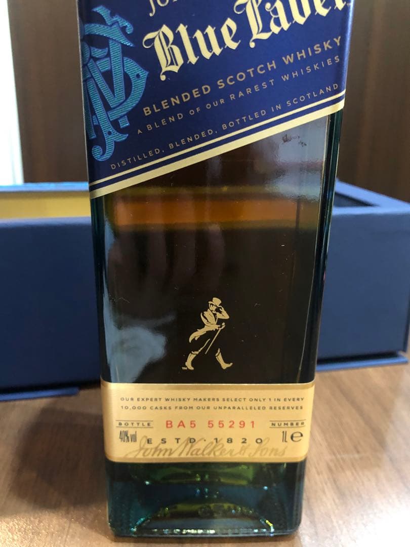 繋*】様 ジョニーウォーカー ブルーラベル1000ml BLUE LABEL ウ