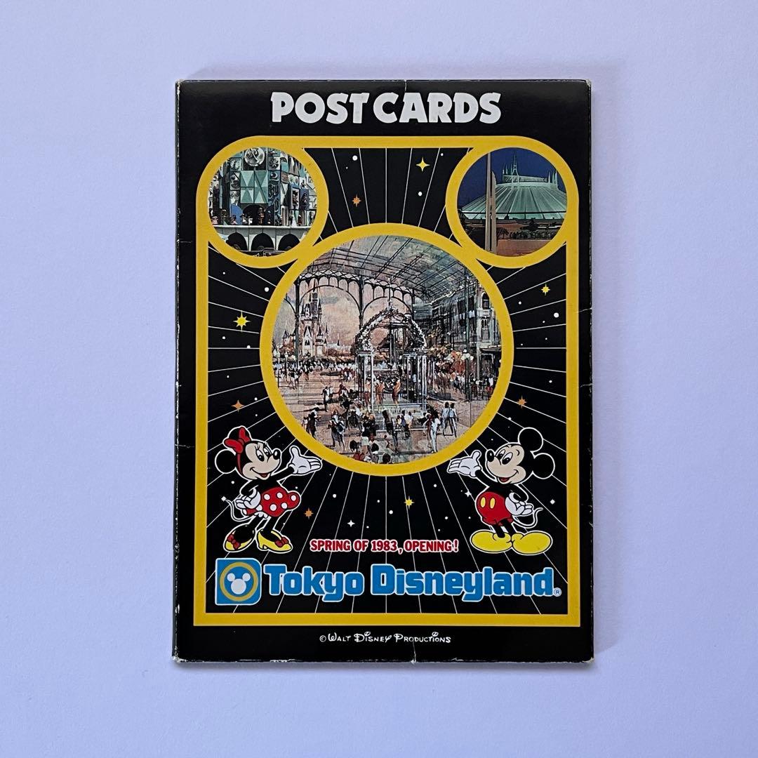 ディズニーランド オープン記念 ポストカード レトロ