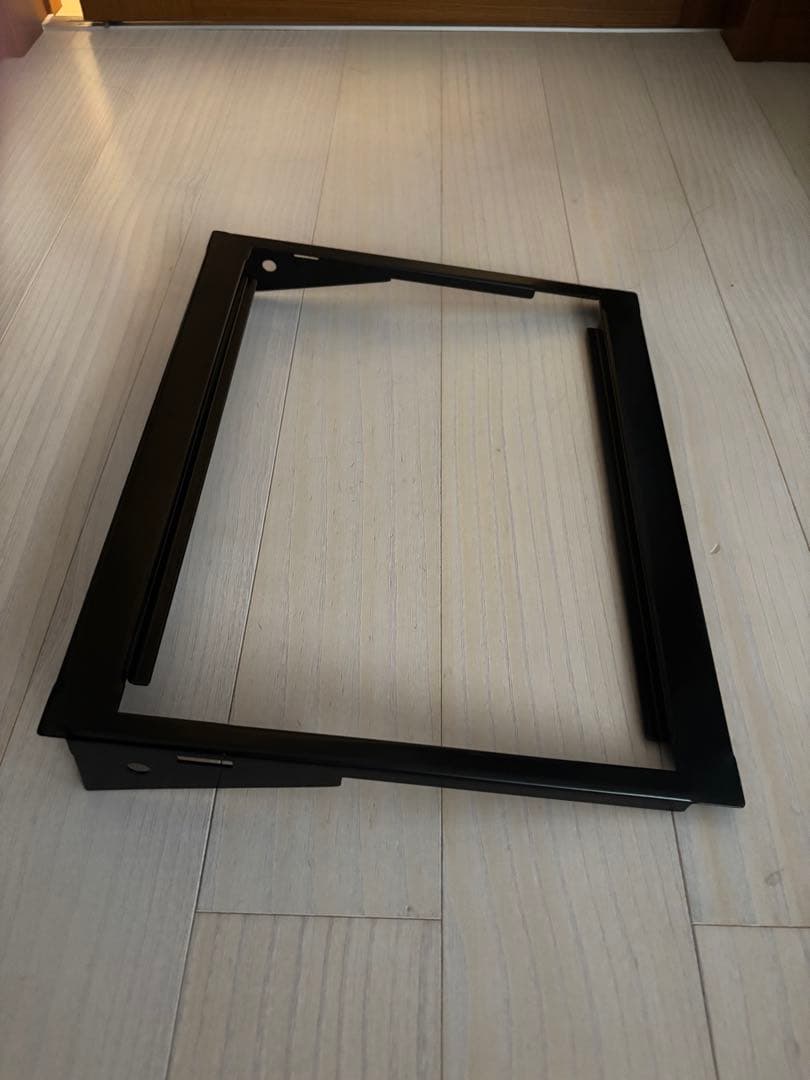 ブラックデザイン　ハレテーブル用サイドフレーム ブラック