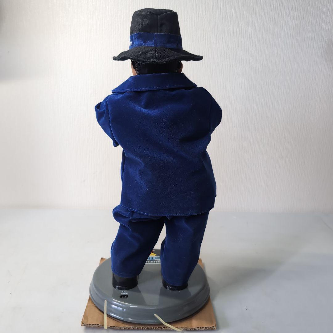 ハーモニカを吹く人形 SUZUKI BLUES MAN ハーモニカ　ブルースマン