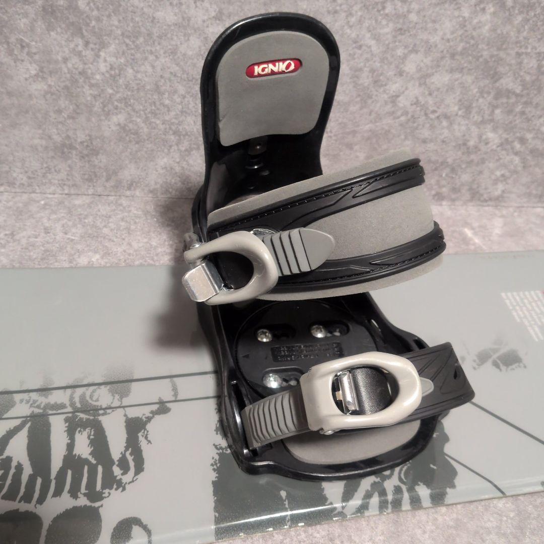 IGNIOジュニア スノーボード バインディングセット GRV118