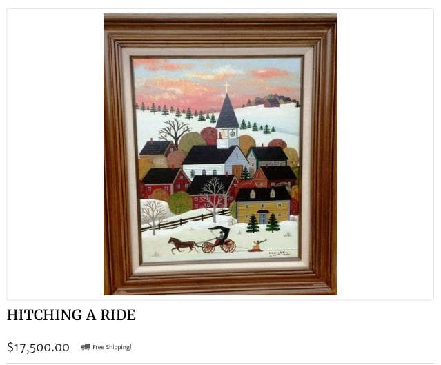 【260万円販売】ジェーン・ウースター・スコット油彩原画