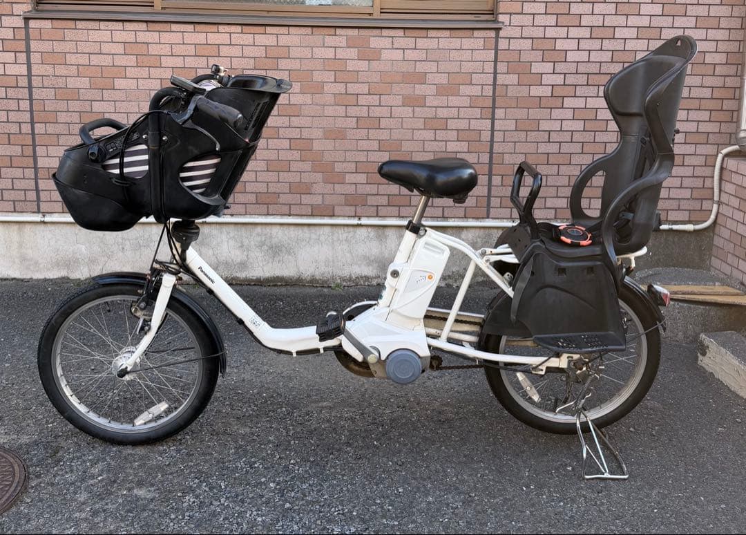 電動アシスト自転車 前後チャイルドシート付き パナソニック BE-ELMD03