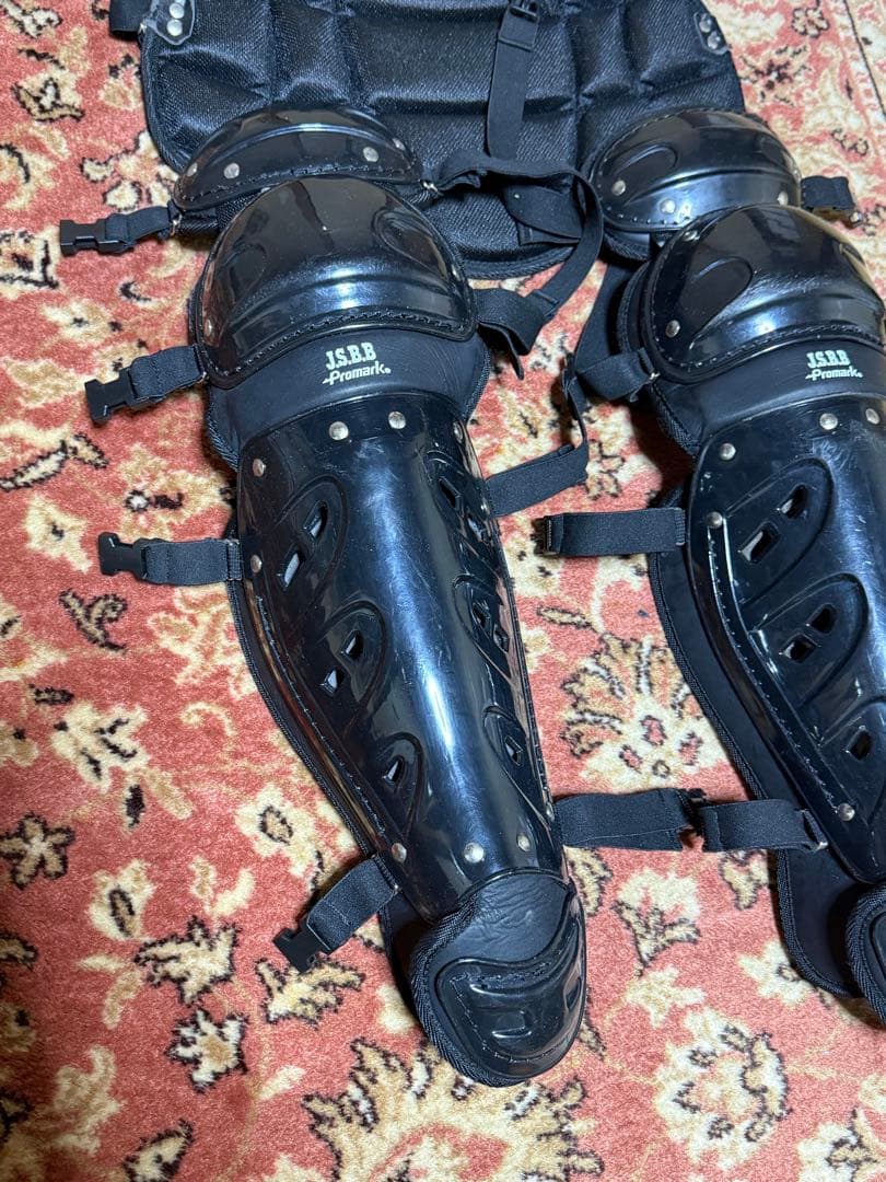 J.S.B.B. キャッチャー防具セット 黒