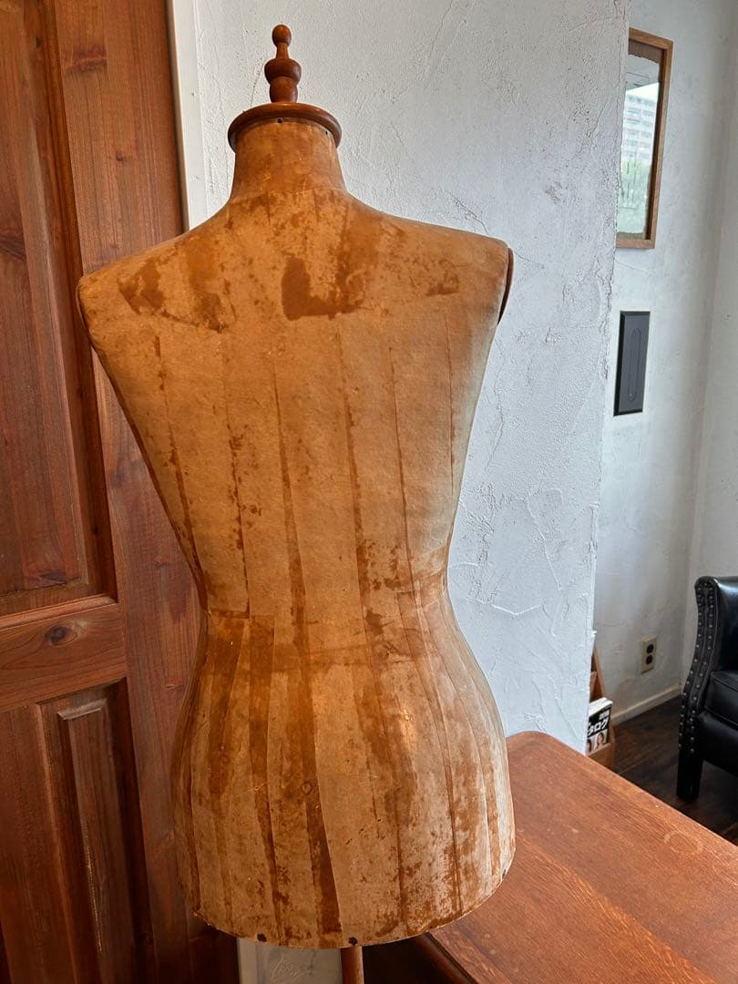 アンティーク木製トルソー店舗インテリア