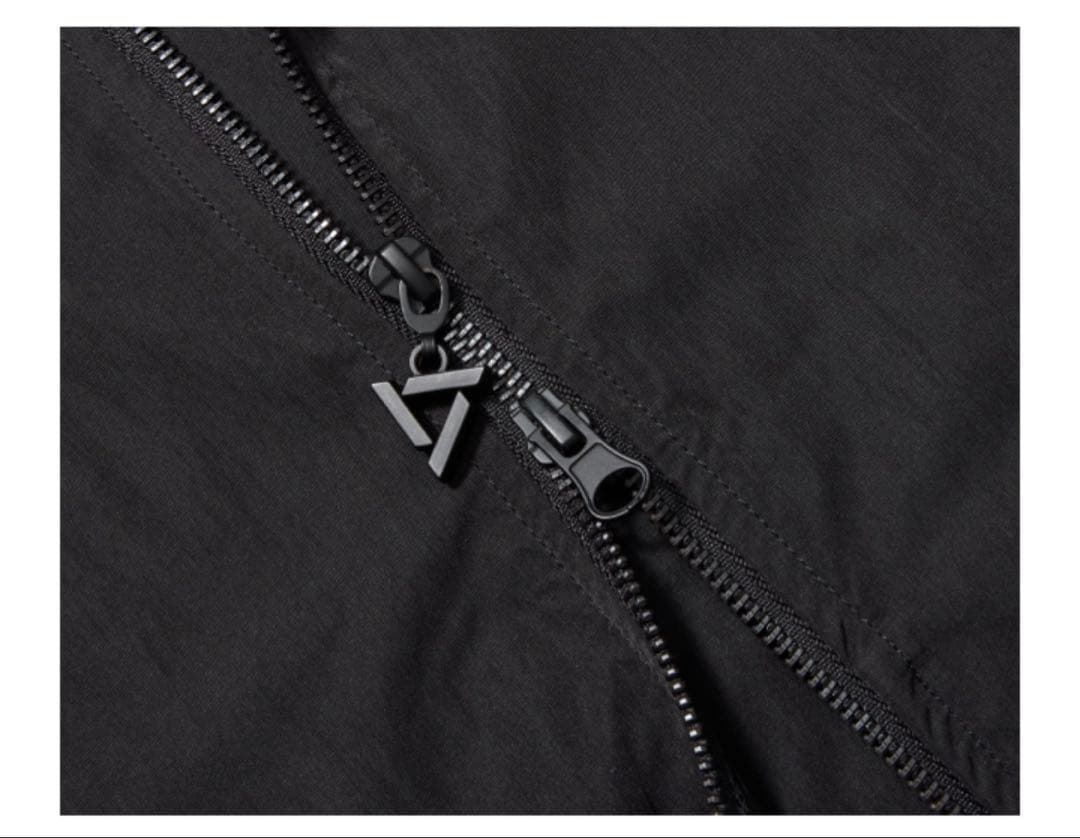 【新品未使用】SEVENTEEN NEWブラック ジップアップジャケット M