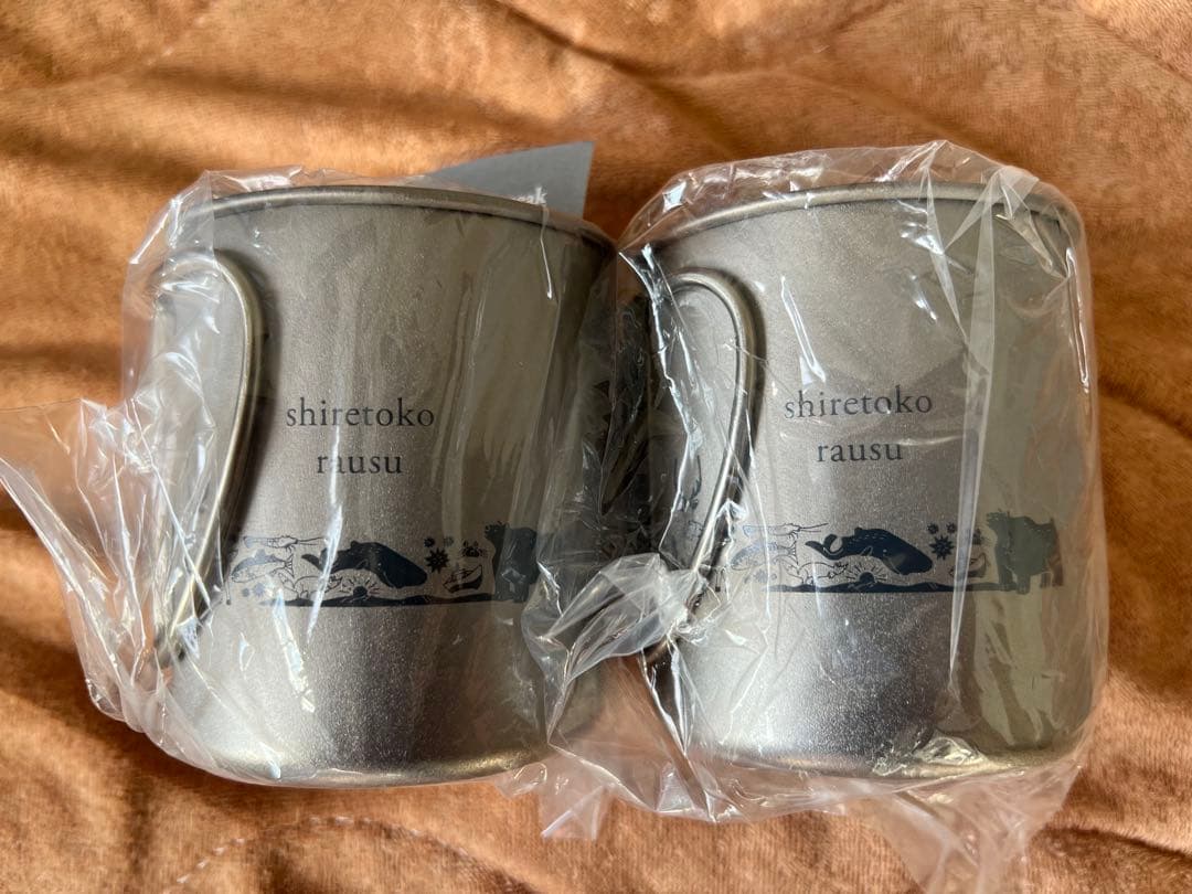 スノーピーク　チタンシングルマグ300 知床羅臼　英語　限定デザイン　2個セット