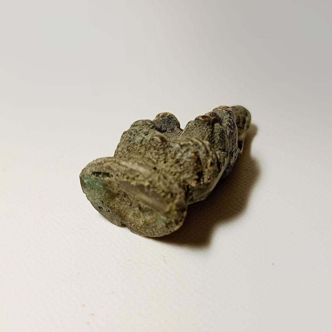 古銅　隠れキリシタン　マリア観音立像　【隠れ切支丹　豆仏　懐中仏　念持仏】