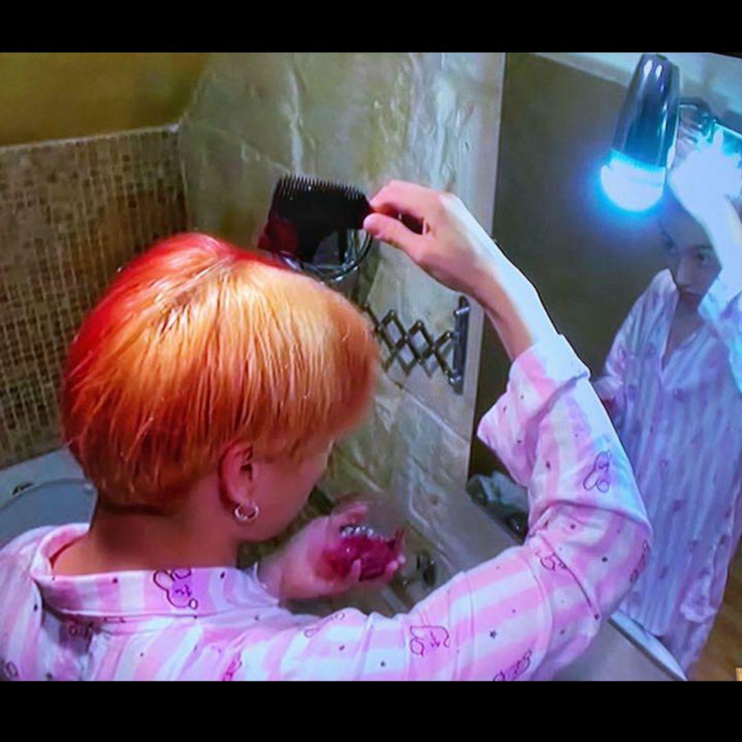 BTS　BT21 COOKY　ストライプ柄長袖パジャマ　　Mサイズ　ぬいぐるみ