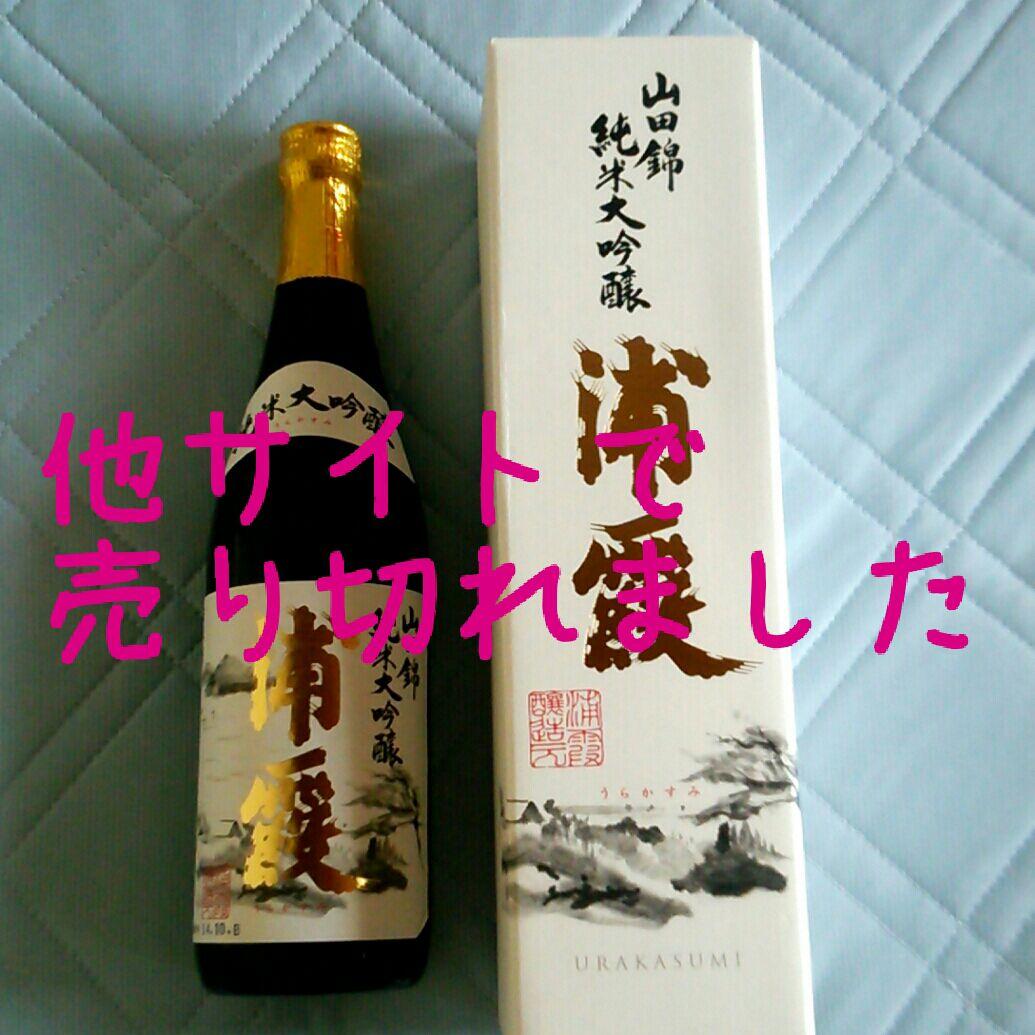 売り切れ☆山田錦純米大吟醸 浦霞