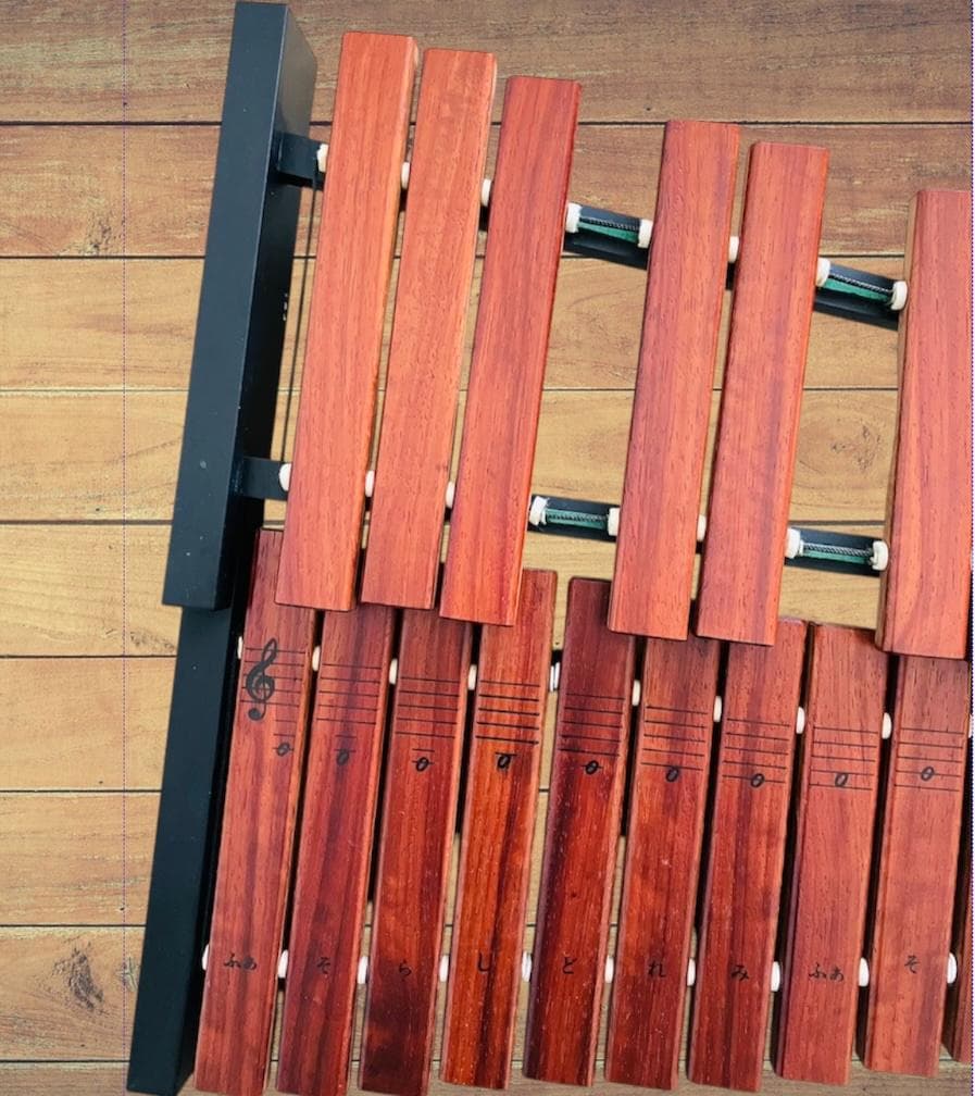 【廃盤品】YAMAHA TX-6 32音 シロフォン 卓上木琴 ケース付き