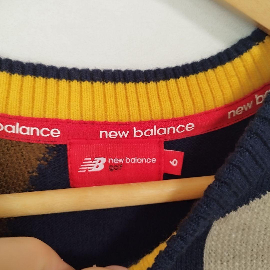 XL相当(表記サイズ6)NewBalance golf ニット セーター