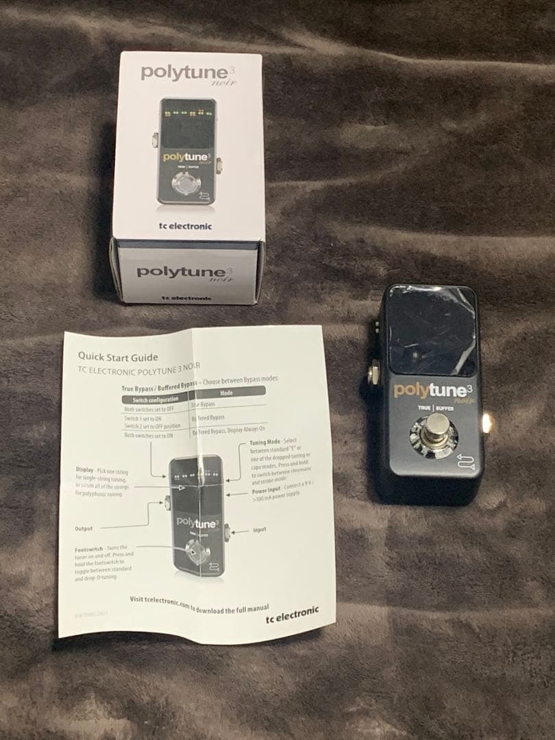 ギター polytune 3 noir tuner tc electronic