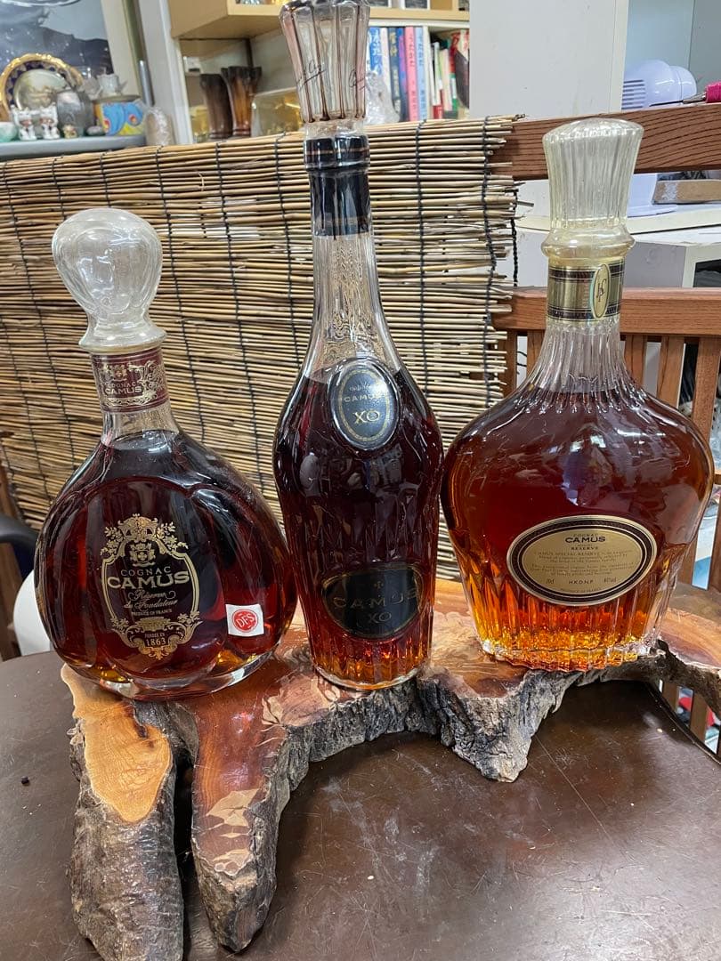 ヴィンテージ　カミュ　ブランデー　3種　古酒　　大値引きしますね
