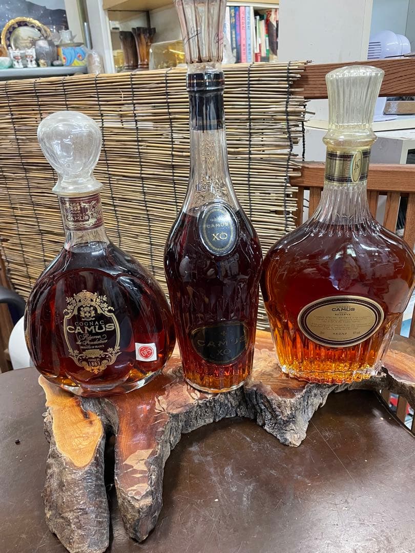 ヴィンテージ　カミュ　ブランデー　3種　古酒　　大値引きしますね