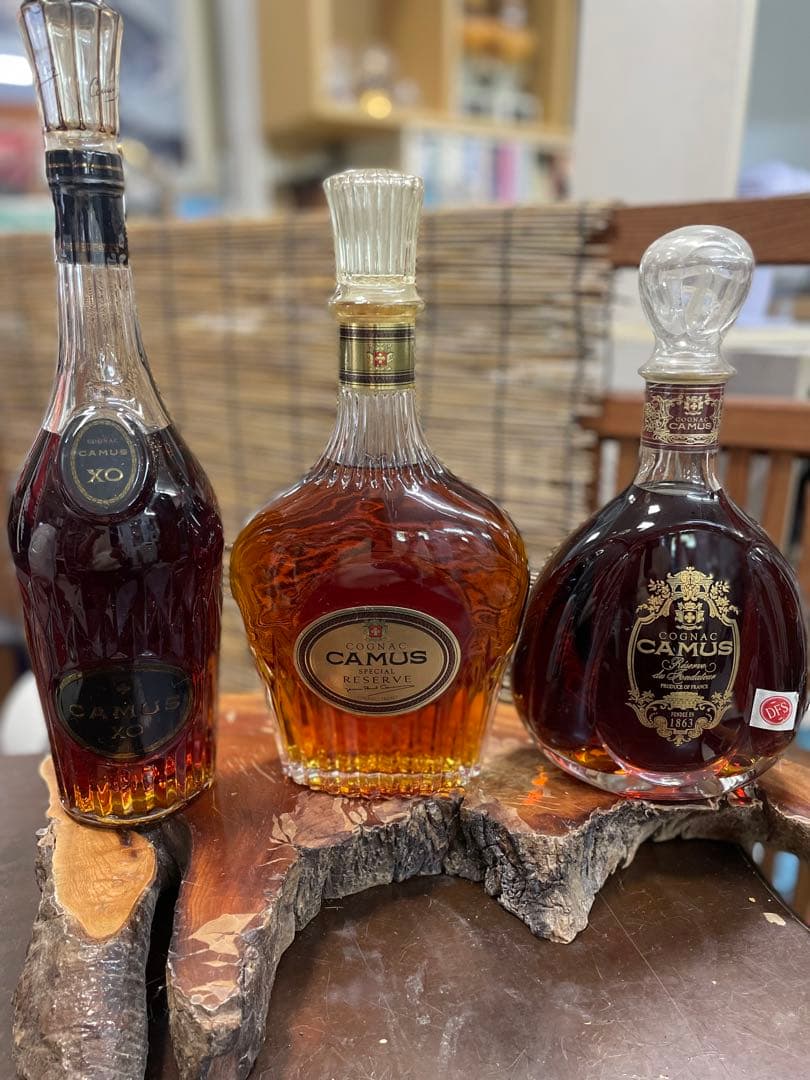 ヴィンテージ　カミュ　ブランデー　3種　古酒　　大値引きしますね