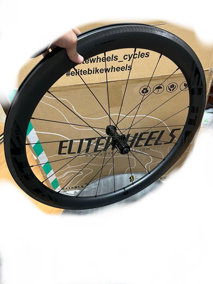 elitewheels edge 50mm 700C カーボンホイール タイヤ付