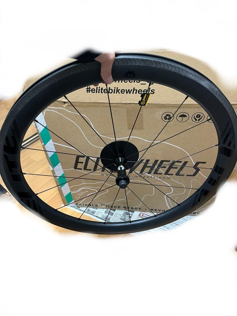 elitewheels edge 50mm 700C カーボンホイール タイヤ付